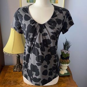 Merona black and Gray top
